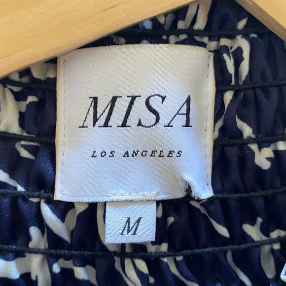 MISA LOS ANGELES Darla Off the Shoulder Floral Ruffle Mini Dress, Size Medium - Picture 5 of 12